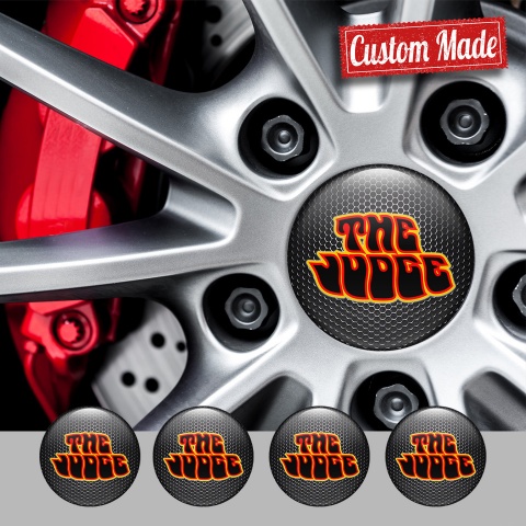 Pontiac Wheel Stickers for Center Caps Steel Grate Judge Fire Theme
