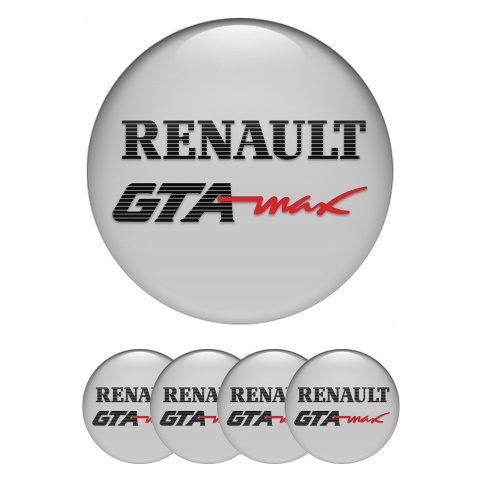 Renault GTA Center Caps Wheel Emblem Grey Max Logo Edition