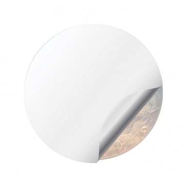 Audi Silicone Stickers for Center Wheel Caps Mystery Sunrise Dark Ornaments