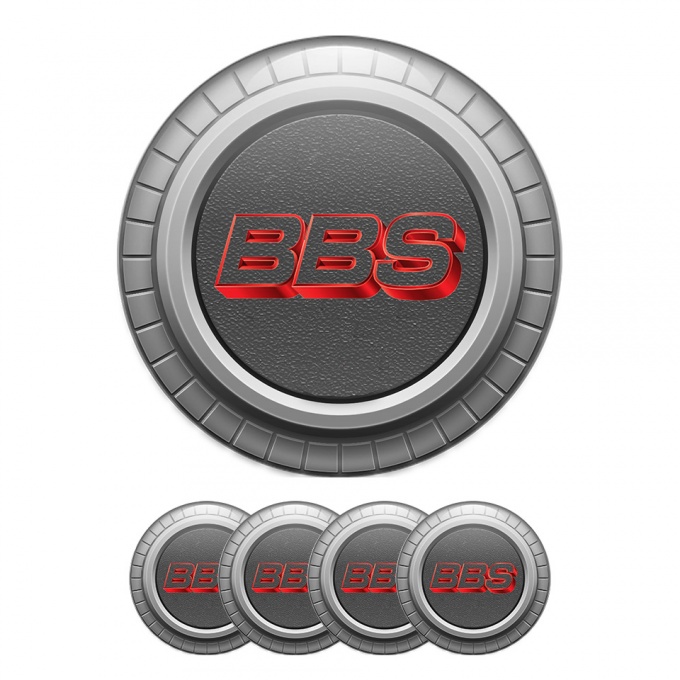 BBS Silicone Stickers Center Hub Gray Dream