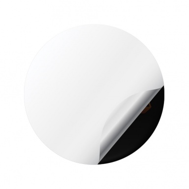 BBS Wheel Center Cap Domed Stickers Black Edition
