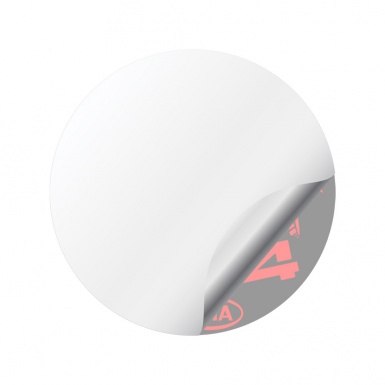 OFFROAD Stickers for Wheels Center Caps Black Base Red Adventure Motif