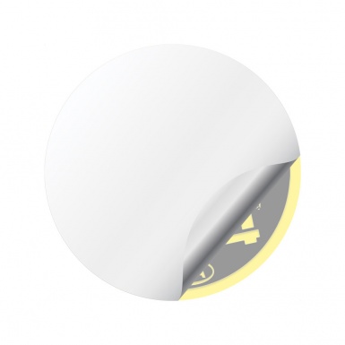 OFFROAD Center Wheel Caps Stickers Yellow Ring Black Adventure Concept
