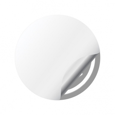 Skoda Center Caps Wheel Emblem Black Fill White Wings Edition