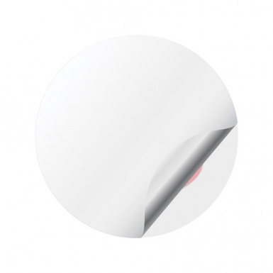 Dodge Viper Domed Stickers for Wheel Center Caps Grey Base Red Logo