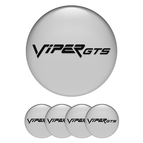 Dodge Dodge Viper Emblem for Wheel Center Caps Grey Base GTS Edition