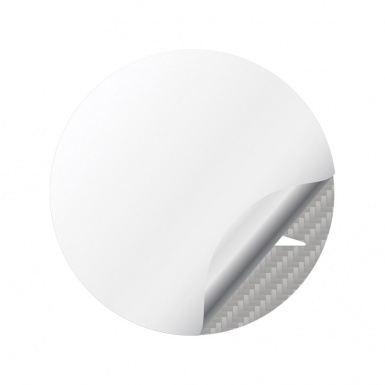 VW R-line Emblems for Wheel Center Caps Carbon edition