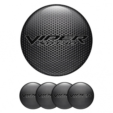 Dodge Viper Wheel Emblem for Center Caps Metallic Print SRT Edition