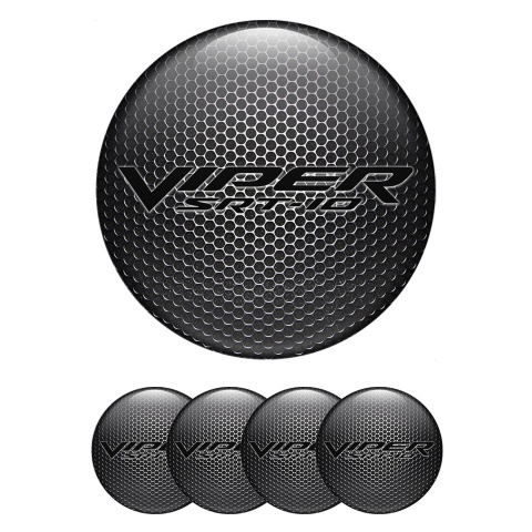 Dodge Viper Wheel Emblem for Center Caps Metallic Print SRT Edition