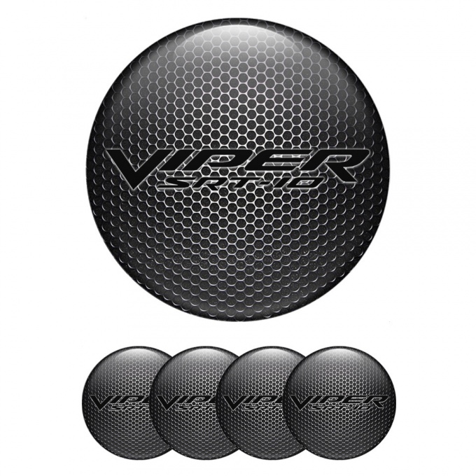 Dodge Viper Wheel Emblem for Center Caps Metallic Print SRT Edition