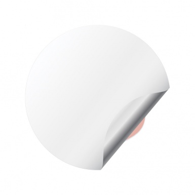 Dodge Viper Domed Stickers for Wheel Center Caps White Base Red Snake