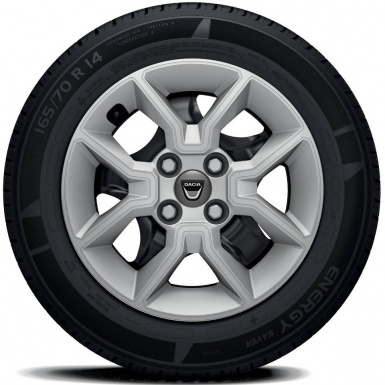 Dacia Wheel Center Cap Domed Stickers Carbon Line