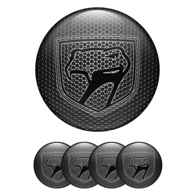 Dodge Viper Stickers for Wheels Center Caps Metal Grate Dark Venom Logo