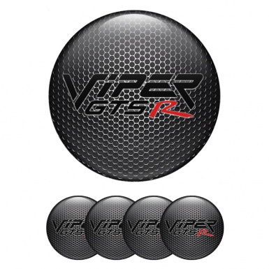 Dodge Viper Emblem for Wheel Center Caps Metal Grate GTSR Variant