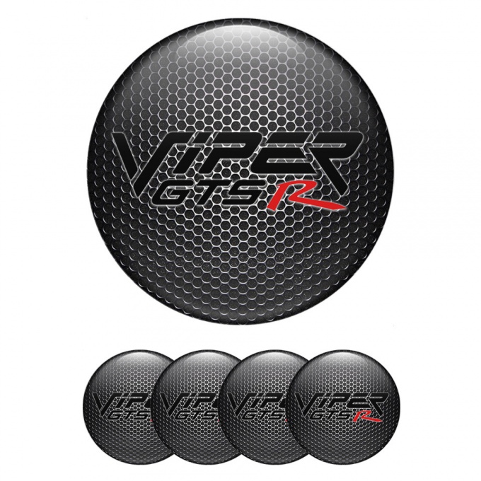 Dodge Viper Emblem for Wheel Center Caps Metal Grate GTSR Variant