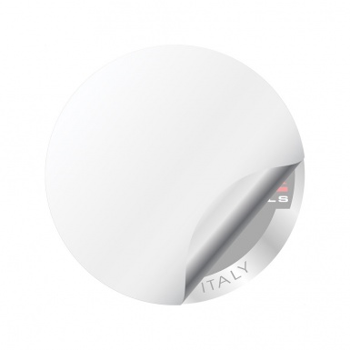 MAK Wheel Emblem for Center Caps Black Base Silver Ring Edition