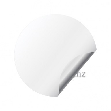 Mercedes Domed Stickers for Wheel Center Caps White Chrome Logo Motif