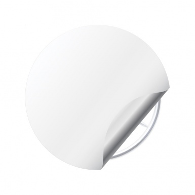 Mercedes Emblems for Center Wheel Caps White Metallic Star Edition