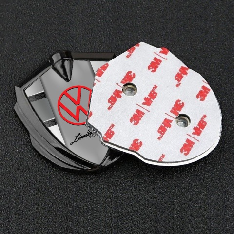 VW Emblem Fender Badge Graphite Dark Hex Panels Limited Edition