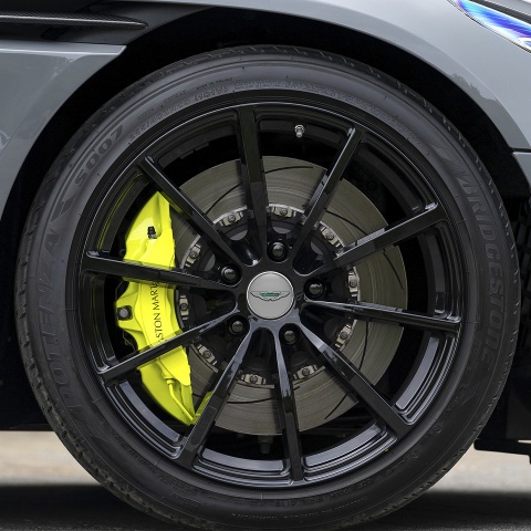 Aston Martin Center Hub Dome Stickers Light Gray