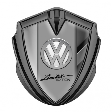 VW Emblem Self Adhesive Graphite Difference Chrome Limited Edition