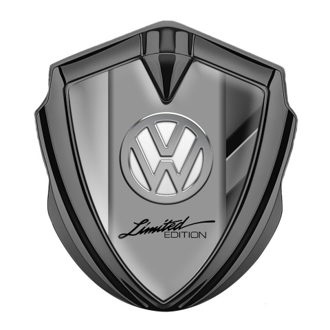 VW Emblem Self Adhesive Graphite Difference Chrome Limited Edition