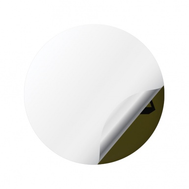 BBS Center Hub Dome Stickers Yellow Classic