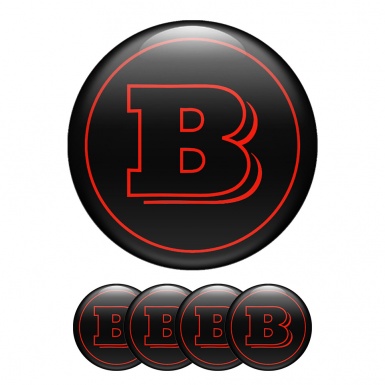 Mercedes Brabus Wheel Center Caps Emblem rocket 900 