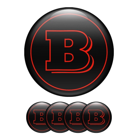 Mercedes Brabus Wheel Center Caps Emblem rocket 900 