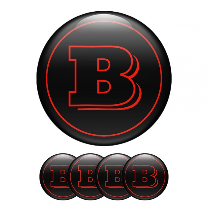 Mercedes Brabus Wheel Center Caps Emblem rocket 900 