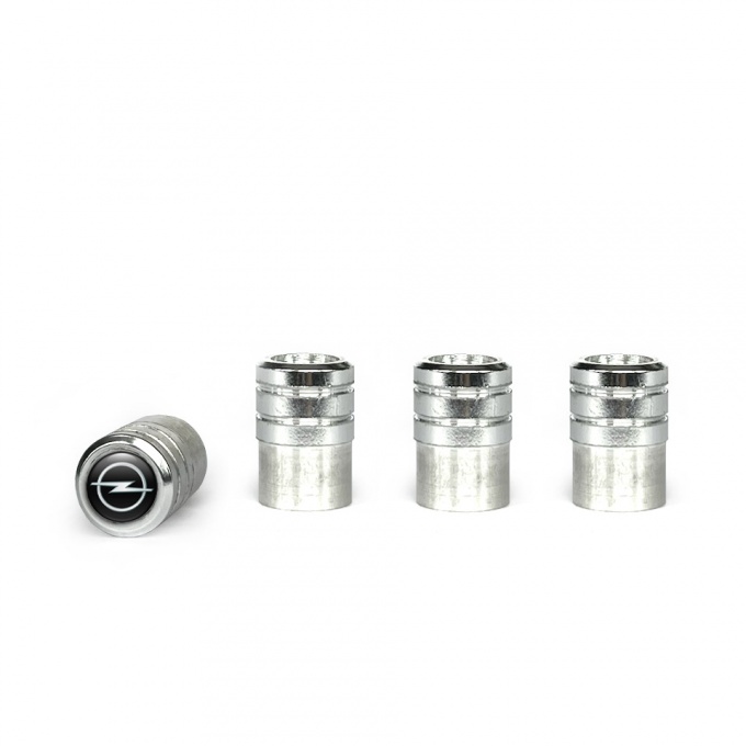 Opel Valve Caps Aluminum 4 pcs 3D Logo