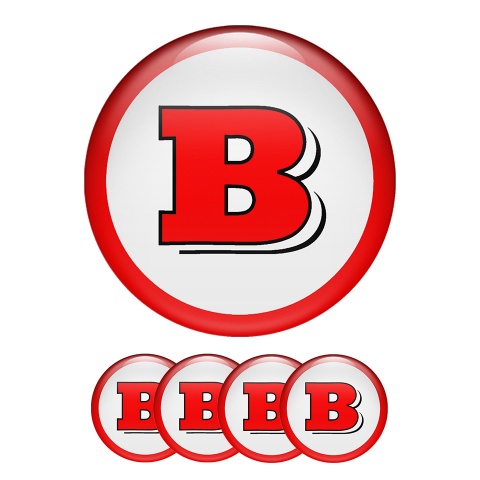 Mercedes Brabus Silicone Stickers Center Hub Sky Rocket 