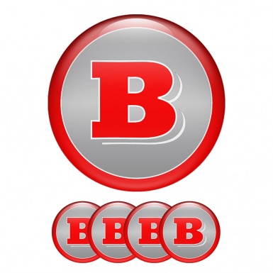 Mercedes Brabus Silicone Stickers Center Hub Rocket Amg