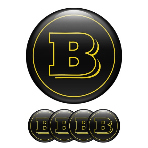 Mercedes Brabus Silicone Stickers Center Hub Amg E63