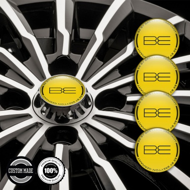 Breyton Silicone Emblems for Center Caps Yellow Edition