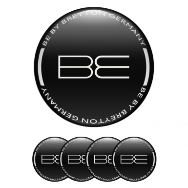 Breyton Emblems for Wheel Center Caps Black Edition