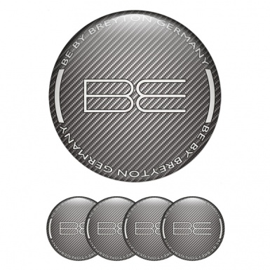 Breyton Emblems for Wheel Center Caps Carbon Edition