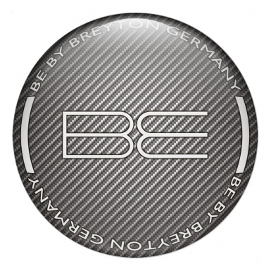 Breyton Emblems for Wheel Center Caps Carbon Edition