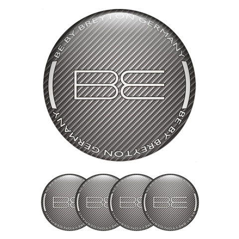 Breyton Emblems for Wheel Center Caps Carbon Edition