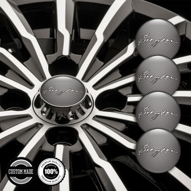 Breyton Emblems for Wheel Center Caps Carbon Logo Edition