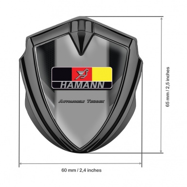 Hamann Emblem Ornament Graphite Black Grey Elements German Motif