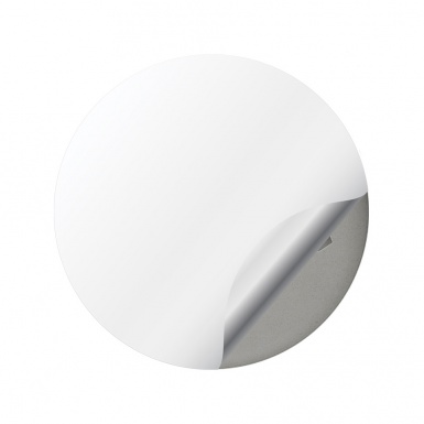BBS Sticker Wheel Center Hub Cap Light Gray Comfort
