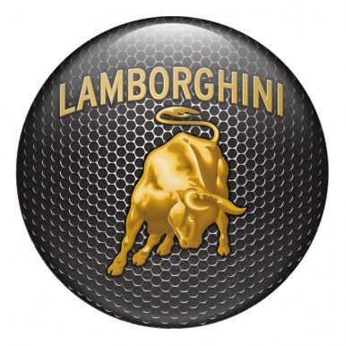 Lamborghini Emblems for Wheel Center Caps Mesh Design