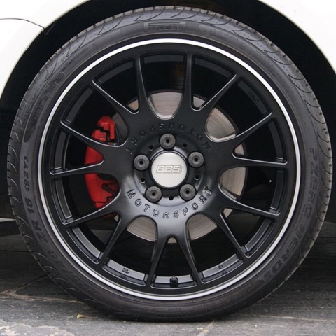 BBS Wheel Center Caps Emblem Stone Effect
