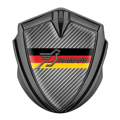 Hamann Emblem Ornament Graphite Light Carbon Germany Flag Design