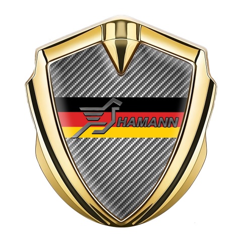 Hamann Emblem Ornament Gold Light Carbon Germany Flag Design