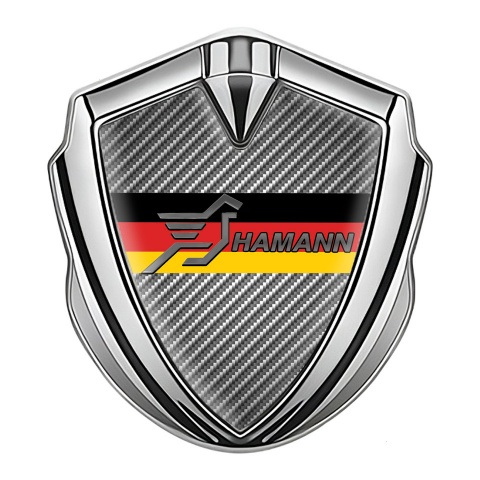 Hamann Emblem Ornament Silver Light Carbon Germany Flag Design