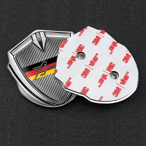 Hamann Emblem Ornament Silver Light Carbon Germany Flag Design