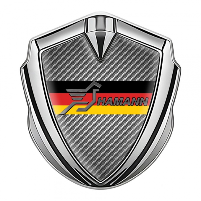 Hamann Emblem Ornament Silver Light Carbon Germany Flag Design