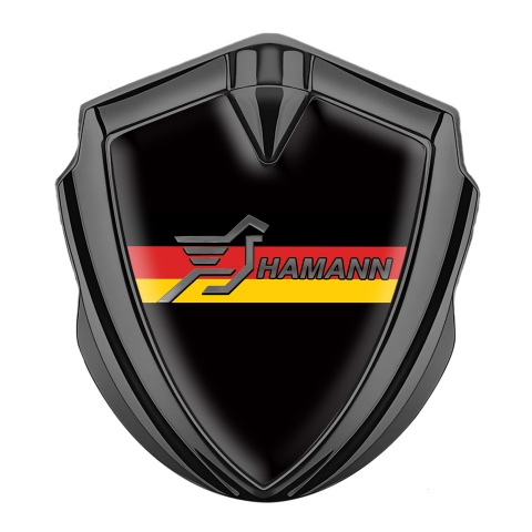 Hamann Silicon Emblem Graphite Pure Black Germany Flag Edition